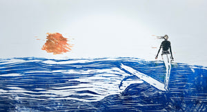 Goldstein, Surfer under Sun & The Wave