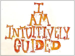Julie Goldstein, "I Am Intuitively Guided" (Gold)